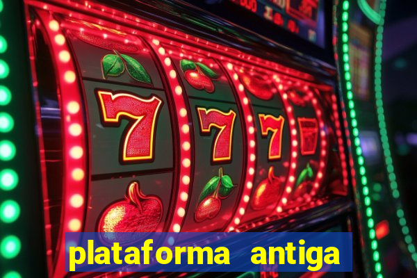 plataforma antiga de jogos